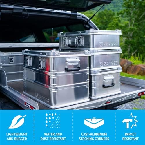 Zarges K470 aluminij tvrdo zaštitno nošenje, prijenosno skladištenje slaganja, prilagodljiva sigurna zaključana kutija, prašina i voda