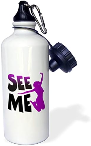 3Drose Slika riječi Vidi me s skokom ženom - boce s vodom