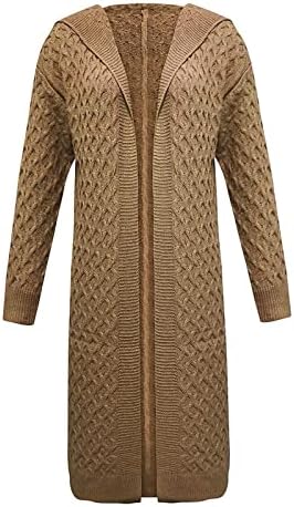 Dnevna odjeća Topliji poliester nadmašuje Womans Lijepe jeseni kaputa s kapuljačom Čvrsta dugačka dugačka odjeće
