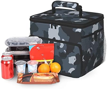 Torba za piknik za piknik, izolirana torba za hladnjak velikog kapaciteta, spremnik za hranu, torba za ručak od oksfordske tkanine,