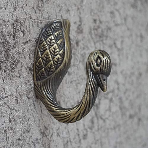 Lbfeel ptičje zidne kuke jedinstveni vintage metalni antikni brončani završetak rustikalni dekor za dom rijetka kućica chic dekorativni