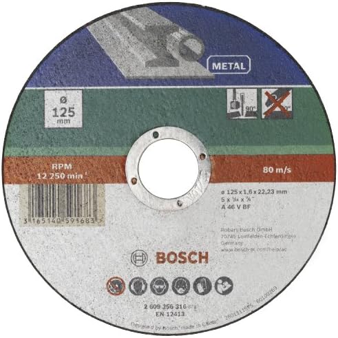 Bosch 2609256316 DIY rezani disk metal 125 mm Ø x 1,6 mm ravno