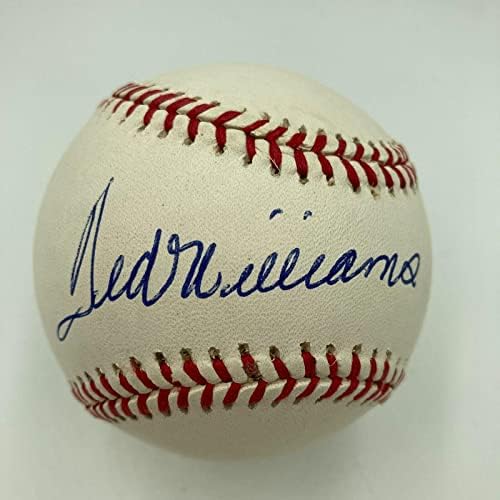 Zapanjujući singl Ted Williams potpisao je američku ligu bejzbol JSA ocjenjivala metvicu 9 - Autografirani bejzbol