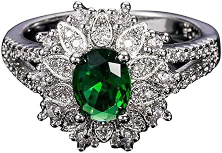 Novo 2023. vrhunski Kreativni dodaci luksuzni mikro set s punim dijamantima ženski prsten od cirkona zaručnički prsten za kćeri