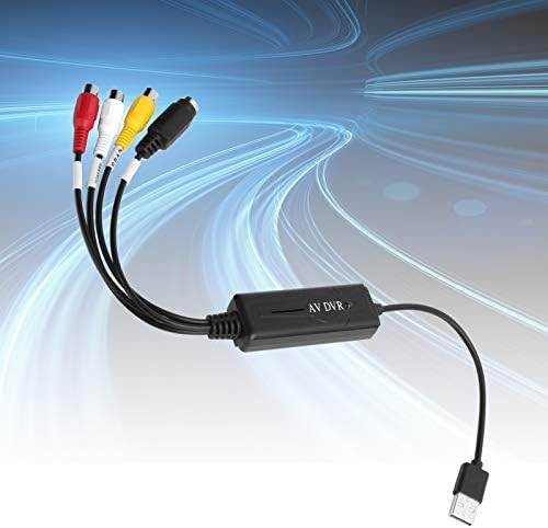 753 USB 2.0 Audio Video Converter, USB 2.0 Video Digital Converter Audio Video Activerion Card Adapter Podrška za Win10, USB 2.0 Video