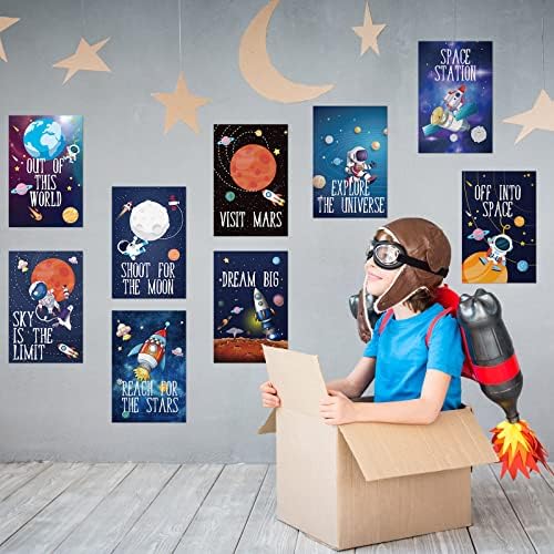 9 kom naljepnice za prostor dječja dječja spavaća soba svemirski poster naljepnica za svemirski zid naljepnice za svemirsku sobu naljepnica