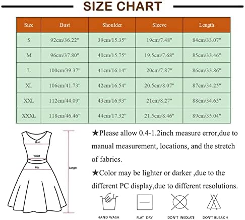 Adhowbew Ljetne haljine za žene 2023 casual kratki rukav plus size mini majica haljina