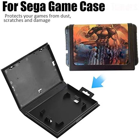 Slučaj za pohranu karata za igru ​​za 5pcs za SEGA Genesis Game Catrodge prazne zaštitnike Shell Box Protectors Pribor za zamjenu slučajeva