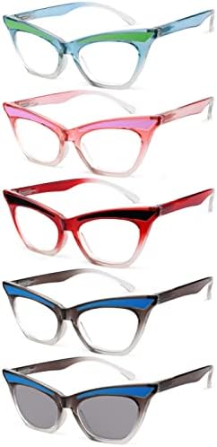 Naočale za čitanje s 5 pakiranja za žene, + 2,75