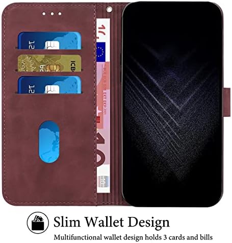 Torbica-novčanik NJUDE Torbica-novčanik za Vivo Y15S 2021/Y10/Y15A/Y01, starinski torbica za telefon od umjetne kože, kožna torbica-knjižica
