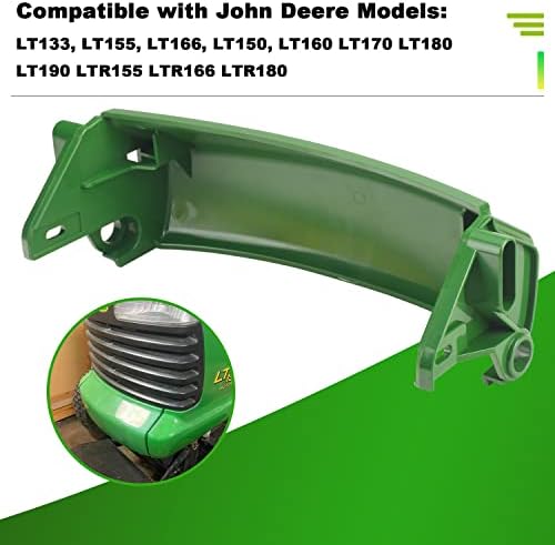 AM128998 Lawn Mower Front Bumper - by Ohoho - Compatible with John Deere AM128998 AM117725 M84971 AM127800 19M7867 24H1122 LT133, LT155,