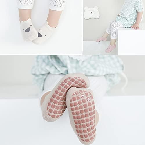 Yanwang Baby Anti-Slip Glenke čarape Slatke crtane čarape za dojenčad mališani dječaci djevojčice 5/6 par