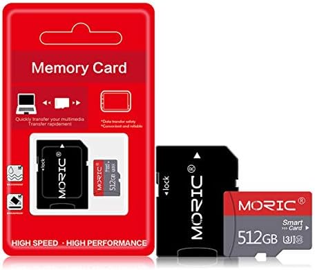 Memorijska kartica velike brzine, 512 GB, Klasa 10, za kameru, pametni telefon, računalnu igraću konzolu, video kameru, video nadzor,