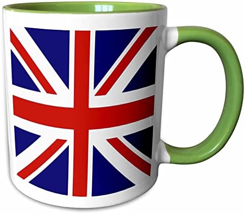 3-inčna šalica britanske zastave, 11 oz., Crna