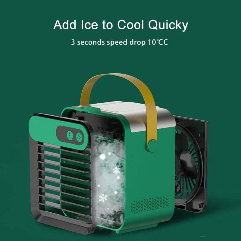 Quesheng Air Cooler CILINERED HOME Vanjski mali zračni hladnjak prijenosni držač mobilnog telefona USB električni hladnjak ventilator