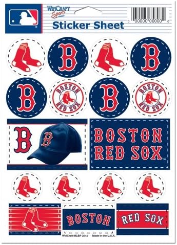 Wincraft MLB Boston Red Sox vinil naljepnica, 5 x 7