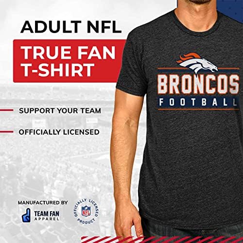 NFL True Fan Tee - majica za odrasle za muškarce i žene s pamukom i poliesterom - majica bez oznaka