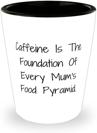 Kofein Je Temelj Prehrambene Piramide Svake Majke. Mamina čaša nadahnjujuća Mama keramička čaša za mamu