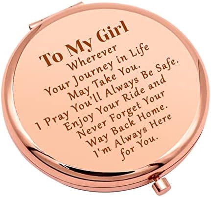 Pokloni kćeri od mame i tate inspirativni pokloni za djevojčice kompaktno ogledalo za unuku rođendanski pokloni za djevojčicu maturalni