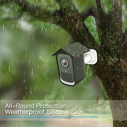 Holicfun zaštitna silikonska koža za eufy cam 3c, poklopac kamere otporan na vremenske uvjete za EUFY Security S300 EUFYCAM 3C