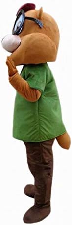 Chipmunk crtani kostim maskota pliša s maskom za odrasle cosplay zabave za Halloween