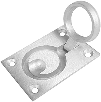 Morobor 2 PCS kvadratna ručka za ispiranje, ugradbeni zasun za ugradbeni otvor za zasun za podizanje prstena za podizanje prstena za