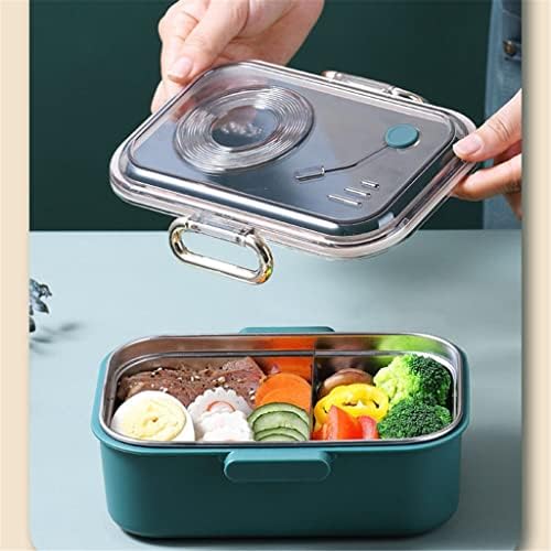 MJWDP nehrđajući čelik Bento Box za ručak za muške kutije za doručak Kutija za pribor za jelo kuhinja