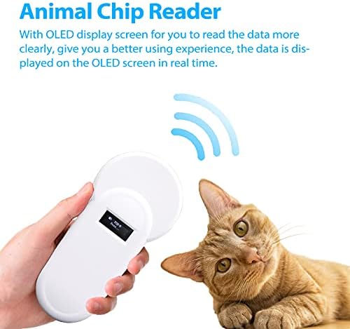 XIXIAN H01-T 134,2 khz Prijenosni čitač čipova za životinje 134,2 khz čitač oznaka za životinje OLED zaslon podržava format FDX-B sa