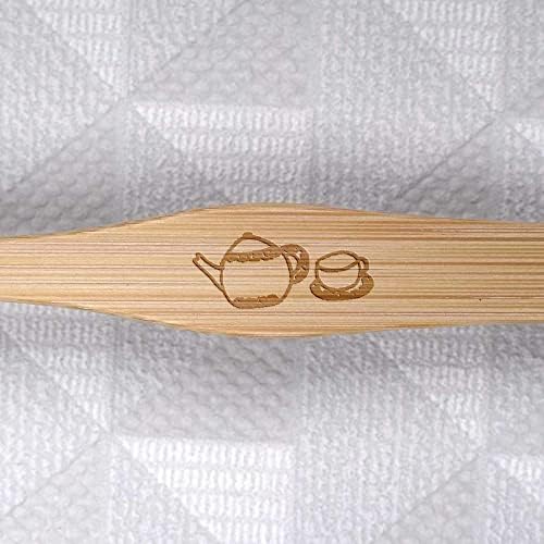 Bambusova četkica za zube čajnik i šalica