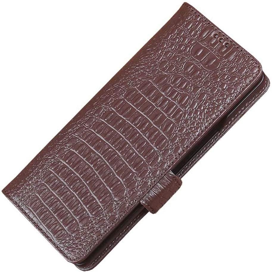 Magnetska preklopna Futrola za telefon s uzorkom od krokodila, kožna futrola otporna na udarce od 12 6,1 inča [držač kartice] [oslonac