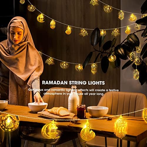 Acelist Ramadan ukrasi Star & Moon Lantern Stranice, za ramazan Mubarak, dom, zavjesu, vanjski i zabava