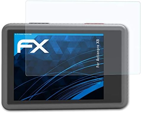 ATFOLIX Zaštita zaslona Film Kompatibilan s ActionPro X8 Protector zaslona, ​​ultra čist FX zaštitni film