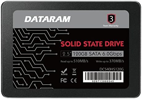 Dataram 120 GB 2,5 SSD pogon Solid State pogon kompatibilan s Asrock B250 Pro4