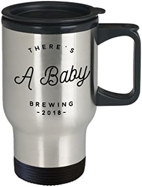 Šalica za putničke trudnoće- tu je dječja piva 2018.- Dječja šalica- šalica kave od nehrđajućeg čelika od 14oz