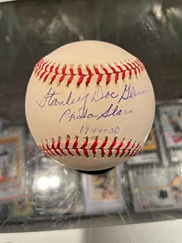 Stanley Doc Glenn zvijezde crne lige Jackie Robinson potpisala je bejzbol JSA - Autografirani bejzbol