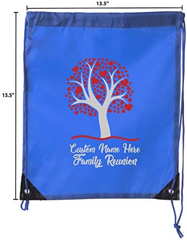 Obiteljsko stablo srca s prilagođenim imenom-poklon vrećice za obiteljsku zabavu
