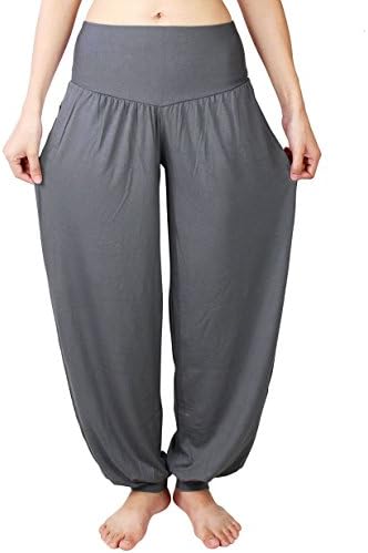 Hoerev marki Super Soft Modal Spandex Harem Yoga Pilates hlače