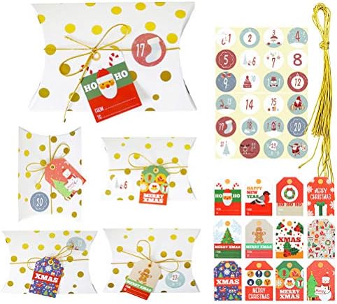 1 set božićnih poklon kutija Kreativni val polka točkica prugaste kutije za bombone kutije sa zlatnim reljefnim božićnim ukrasima