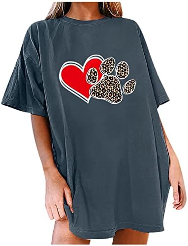Ženska odjeća 2023 modna majica kratkih rukava s okruglim vratom grafički gornji dio dnevne sobe ljetna jesenska majica za dame, e-mail