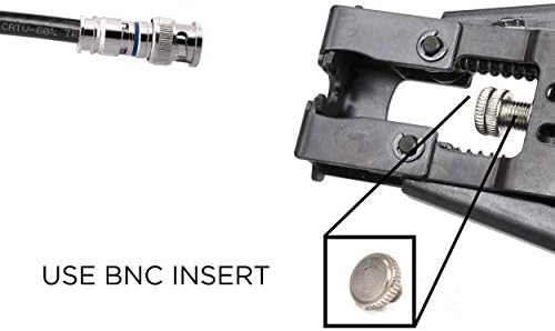 Kompresijski priključak CIMPLE CO BNC za koaksijalni kabel koaksijalni kabel rg59 - robusna konstrukcija od visokokvalitetnog metala