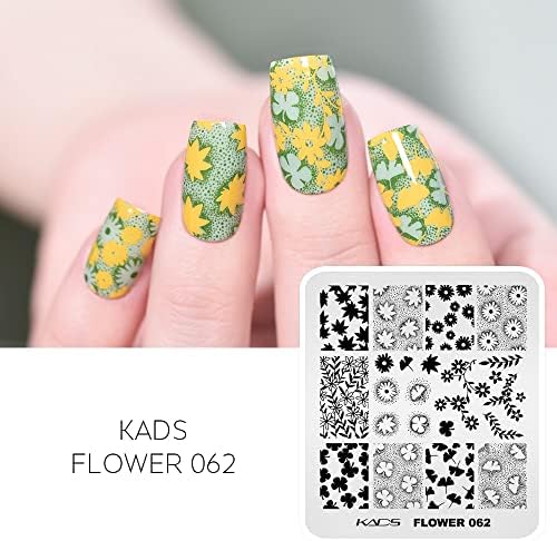 Ploče za žigoni za žigoni francuska modna priroda cvijeće manikura predložak nokte art slikovni alat za dizajn nokta za nokte