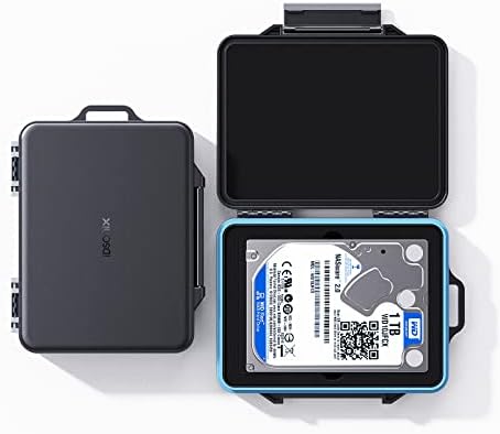 Futrola za tvrdi disk, prijenosni tvrdi disk od 3,5 inča, zaštitna torbica za nošenje 5 paketa antistatičkog i vanjskog tvrdog diska
