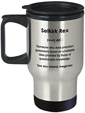 Smiješna Selkirk Rex Definicija šalica za kavu - šalica za putnike od 14oz