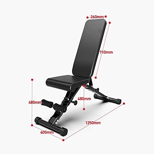 Duxx krevet za dizanje utega, unutarnji podesivi sjedenje opreme za fitness oprema sklopiva klupa stolice fitnes stolica za lepina