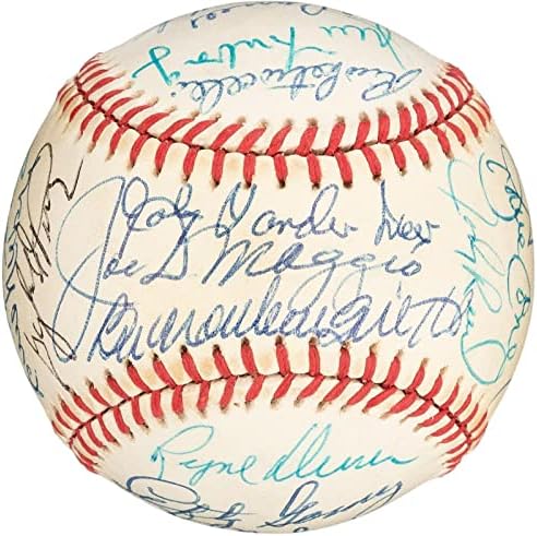 Prekrasan Joe DiMaggio Hall of Fame Multi potpisan bejzbol JSA & Beckett CoA - Autografirani bejzbol