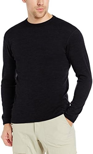 Minus33 Chocorua muške košulje srednje težine - merino vuna - Toplinski sloj dugih rukava - velike i visoke opcije