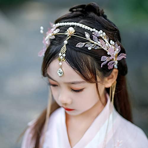 1pc kineski tradicionalni stil pokrivala za glavu s dugim resicama Retro vjenčani ukrasi na glavi