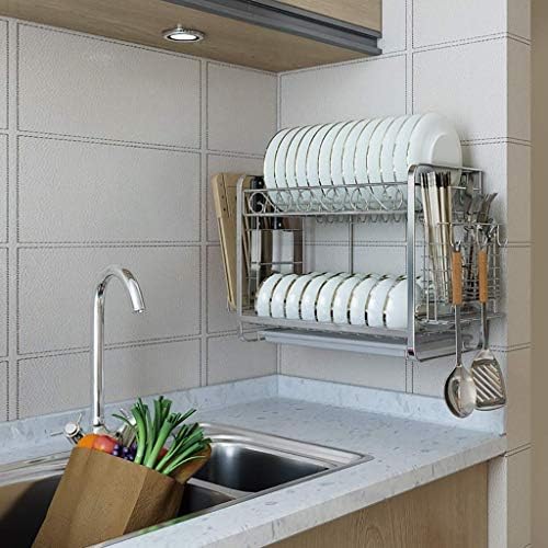 Fehun sudopere, dvoslojni za odvod od nehrđajućeg čelika stalak za odlaganje kuhinje