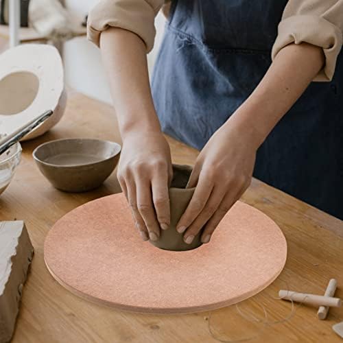 Okrugli lončarski kotač od vlaknastih ploča šišmiši glinena klinasta ploča 30 cm keramička umjetnička ploča za sušenje alat za držanje