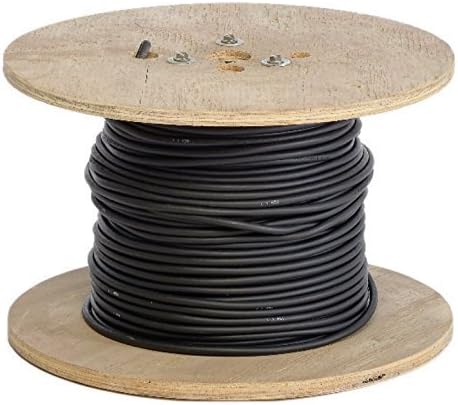 Crimp napajanje ultra fleksibilnog kabela za bateriju/zavarivanje - 8 mjera, crni - 500 stopa - i 5 bakrenih nogu